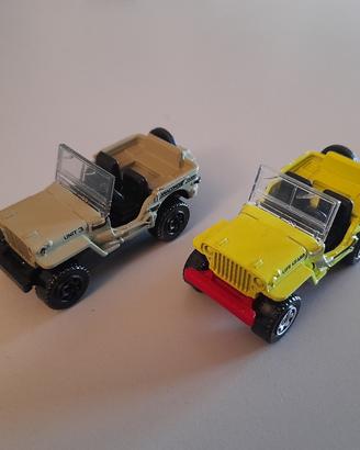nr. 2 Jeep Willys Matchbox in scala piccola