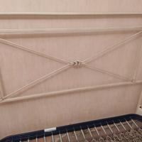 Letto in ferro 190x120 con rete ortop. come nuovo