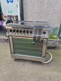 Cucina lofra 80cm 5 fuochi con forno multifuzione