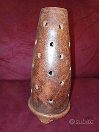 Lampada etnica per candela in ceramica dalla Greci