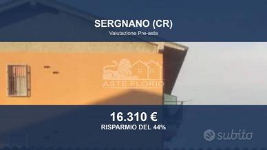 Immobile in asta di 45 m² con box auto a Sergnano