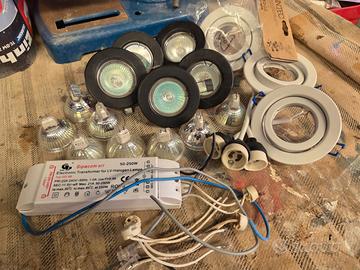 Faretti lampadine tfasformatore