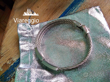 Bracciale acciaio uomo