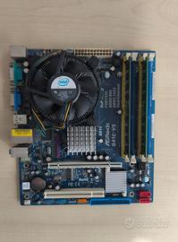 Scheda madre Asrock G41c con Cpu e Ram
