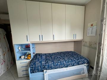 CAMERETTA A PONTE CON CABINA ARMADIO