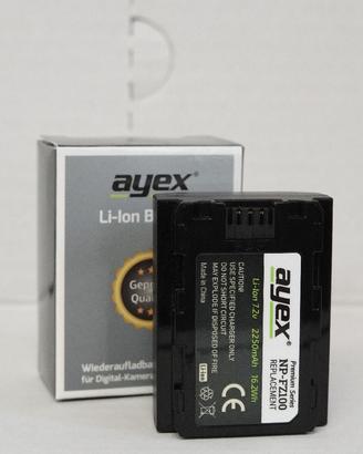 2x Batterie ayex NP-FZ100 Premium Series per sony