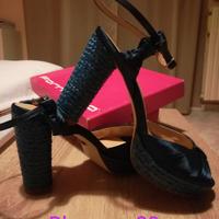 Sandali Fornarina blu num 39