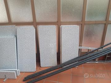 Scaffale metallo altezza 295cm con 11 ripianie e