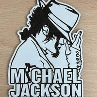 Calamita Legno MICHAEL JACKSON new 10 cm
