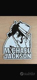 Calamita Legno MICHAEL JACKSON new 10 cm