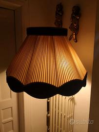 Piantana vintage anni 60 lampada da terra in onice