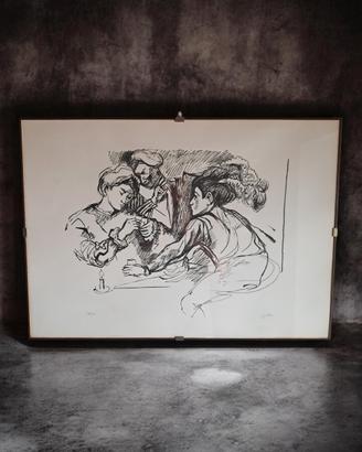 Litografia Renato Guttuso