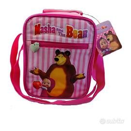 Masha e Orso porta merenda termico con tracolla