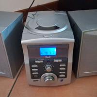 Mini stereo con radio, lettore usb e cd