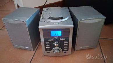Mini stereo con radio, lettore usb e cd