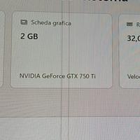 NVIDIA GE FORCE 750 ti 2GB