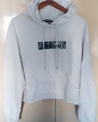 Felpa bianca ragazza donna L Tally Weijl hoodies