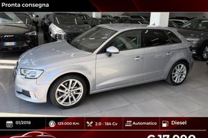 Audi A3 SPB 2.0 TDI S tronic Sport FINANZIABILE