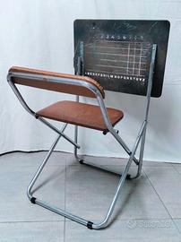 Banco/Scrittoio Vintage Pieghevole con Lavagna