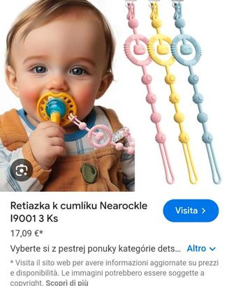 Catenelle per ciuccio