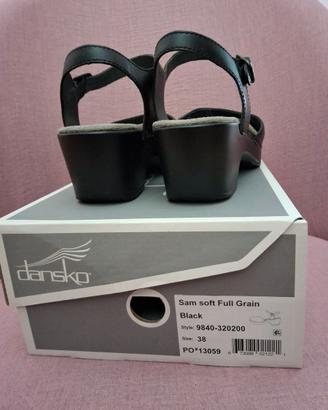 Dansko Sam Soft Full Grain n. 38 - Pelle nera