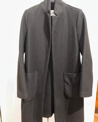Cappotto nero Pull&Bear donna