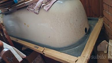 Vasca rettangolare in ghisa smaltata Marca Baxi