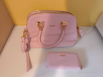 Borsa Liu jo rosa con portafoglio nuova mai usata