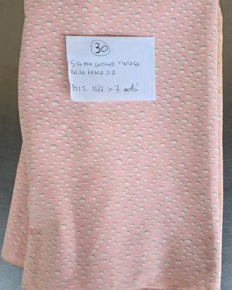 Telo di stoffa cotone vintage rosa fantasia-(30-bi