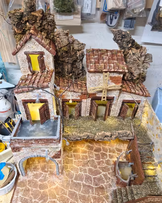presepe fatto a mano 
