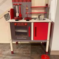 Cucina per bambini in legno EUREKAKIDS