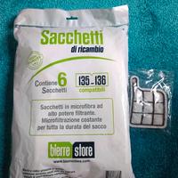 sacchetti ler Vorwerk Folletto 135 136
