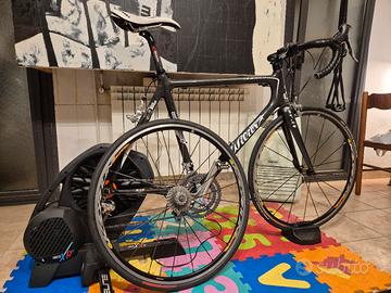 wilier Izoard Ultegra Shimano e rullo Elite XRT