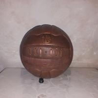 Pallone vintage AS Roma + base espositore rotante