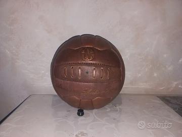 Pallone vintage AS Roma + base espositore rotante