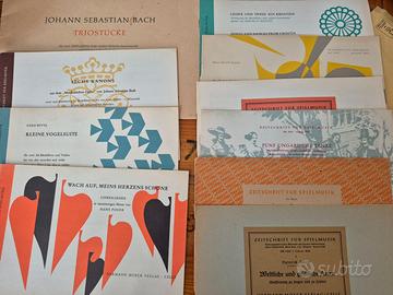15 spartiti per vari strumenti