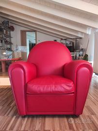 Poltrona FRAU vanity rossa