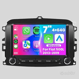  Fiat 500L –  7” Carplay Android auto wireless 