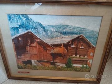 Quadro ad olio: Baita