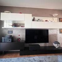 Pare attrezzata doppia soggiorno Presotto modulART