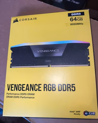 DDR5 64GB Ram Corsair  32GB X2 6000MT/s CL30 RGB