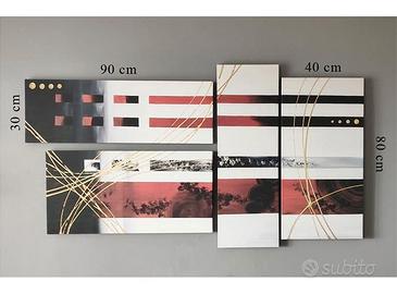 Quadro stampa su tela - set da 4 pezzi
