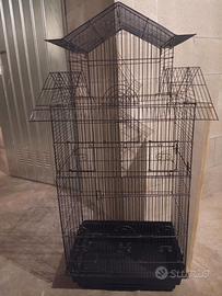 Gabbia per uccellini col. nero