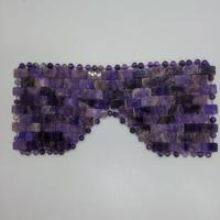 Maschera Occhi Ametista Pura, Cristalloterapia,R-X