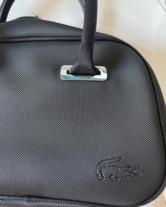 Borsa Lacoste nera + borsa Furla rosso lacca