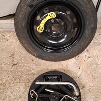 Ruotino di scorta completo 14° fiat 4 fori 
