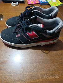 New Balance 550 nere rosse e bianche – taglia 40