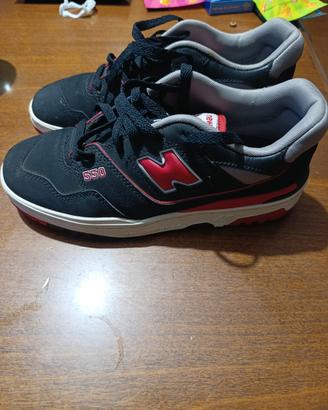 New Balance 550 nere rosse e bianche – taglia 40