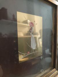 Quadro L’Amore – Sandro Pazzaglia – lamina oro