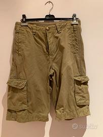 Bermuda verde militare unisex Lee Cooper 100% coto